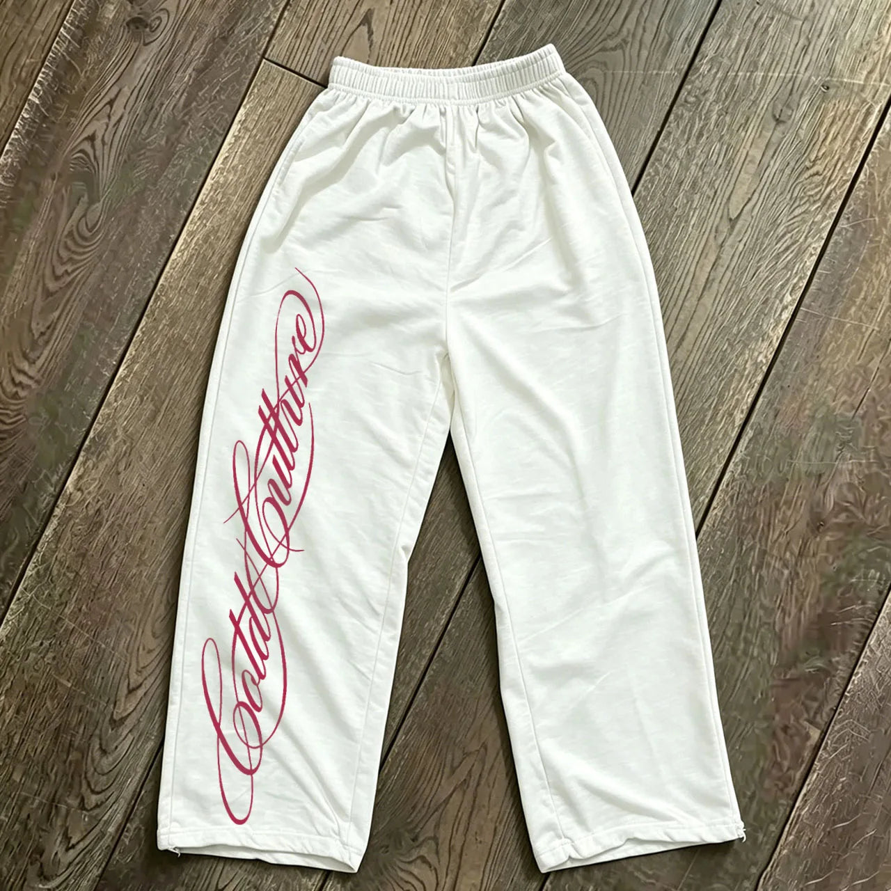 New Y2K Millennium Retro Leisure Comfortable Harajuku Fashion Letter Printed Set Men's and Women's Loose Pants